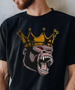 Gorilla Jero Designs: Stay Hungry T Shirt for Custom Art Gym Wear